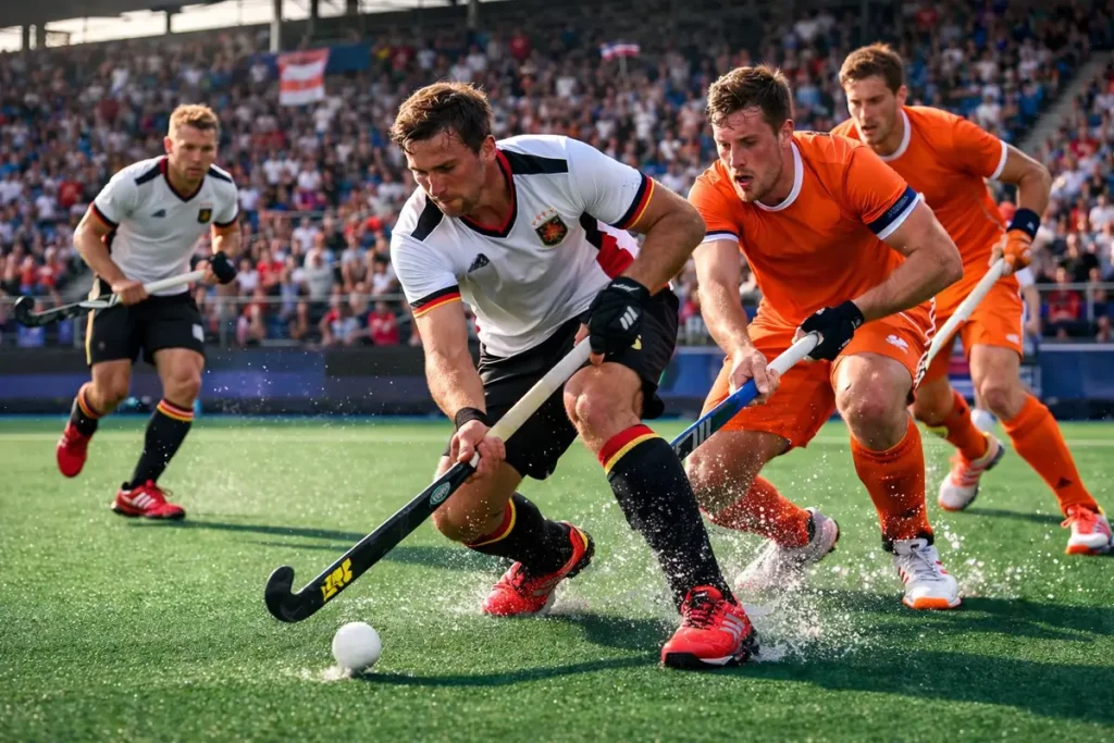 Europese hockeyteams strijden om de Europese titel