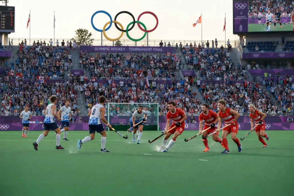 Olympisch hockeytoernooi met topteams uit de hele wereld