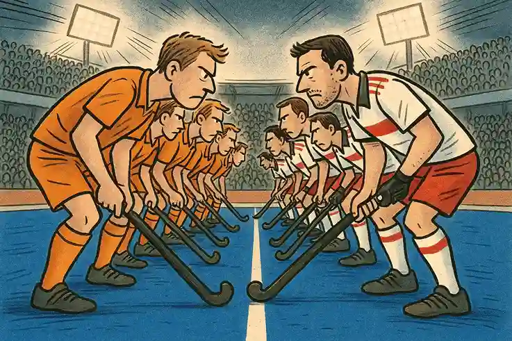 Intense rivaliteit tussen topclubs in de Hoofdklasse met twee teams tegenover elkaar voor de wedstrijd